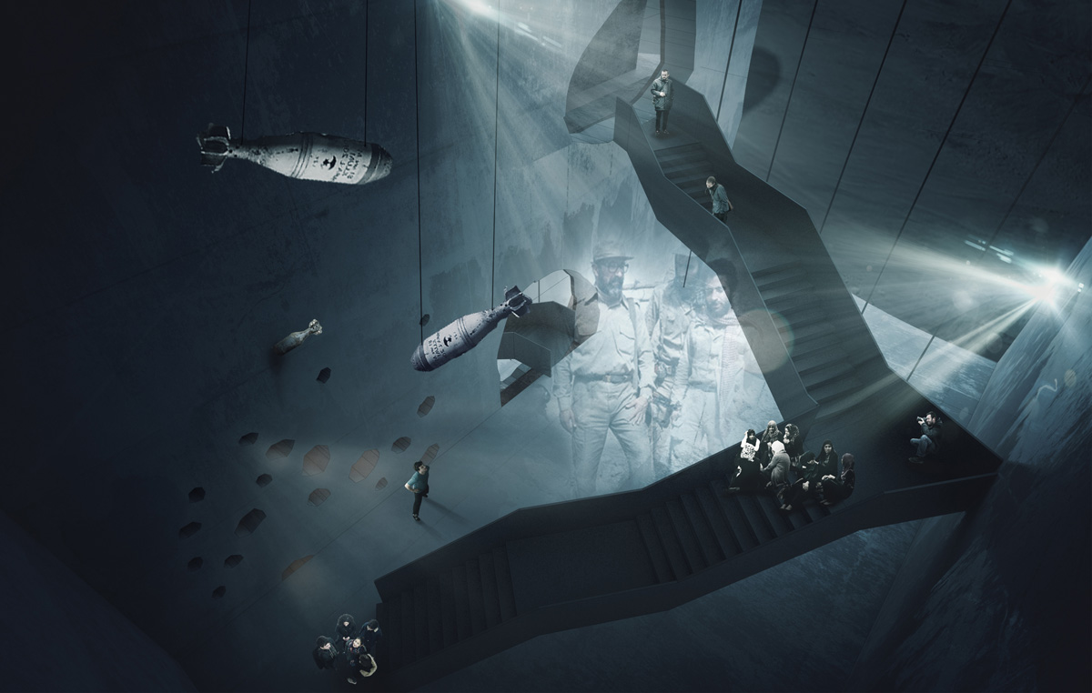 Interior Render 2 of Holy Defence Museum