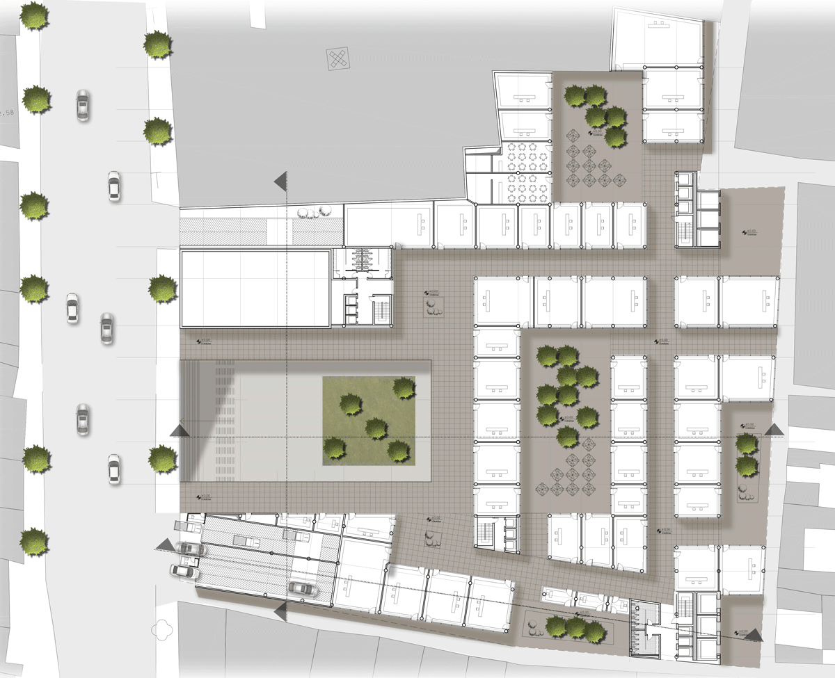 Ground Floor Plan of Khayam Commercial Centre