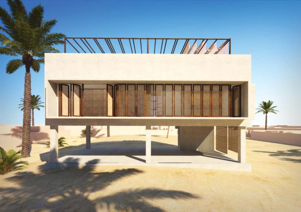 Facade 2 of Makran Housing