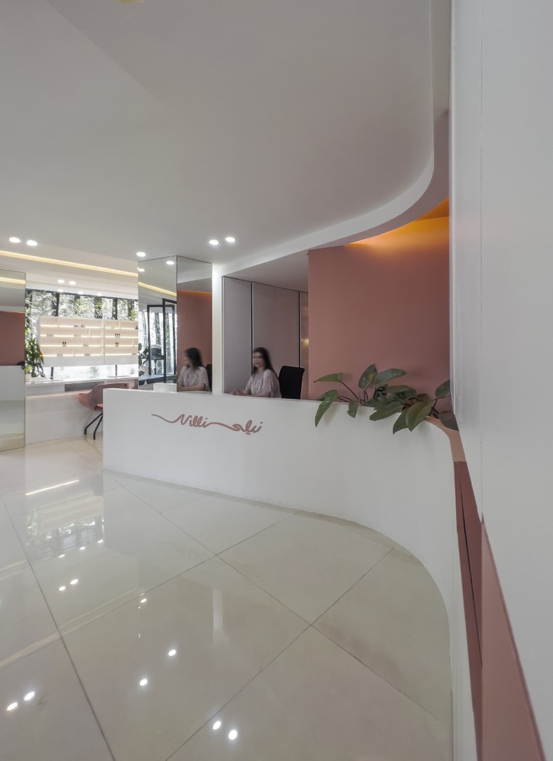 loby, management, interior, nilli beauty salon