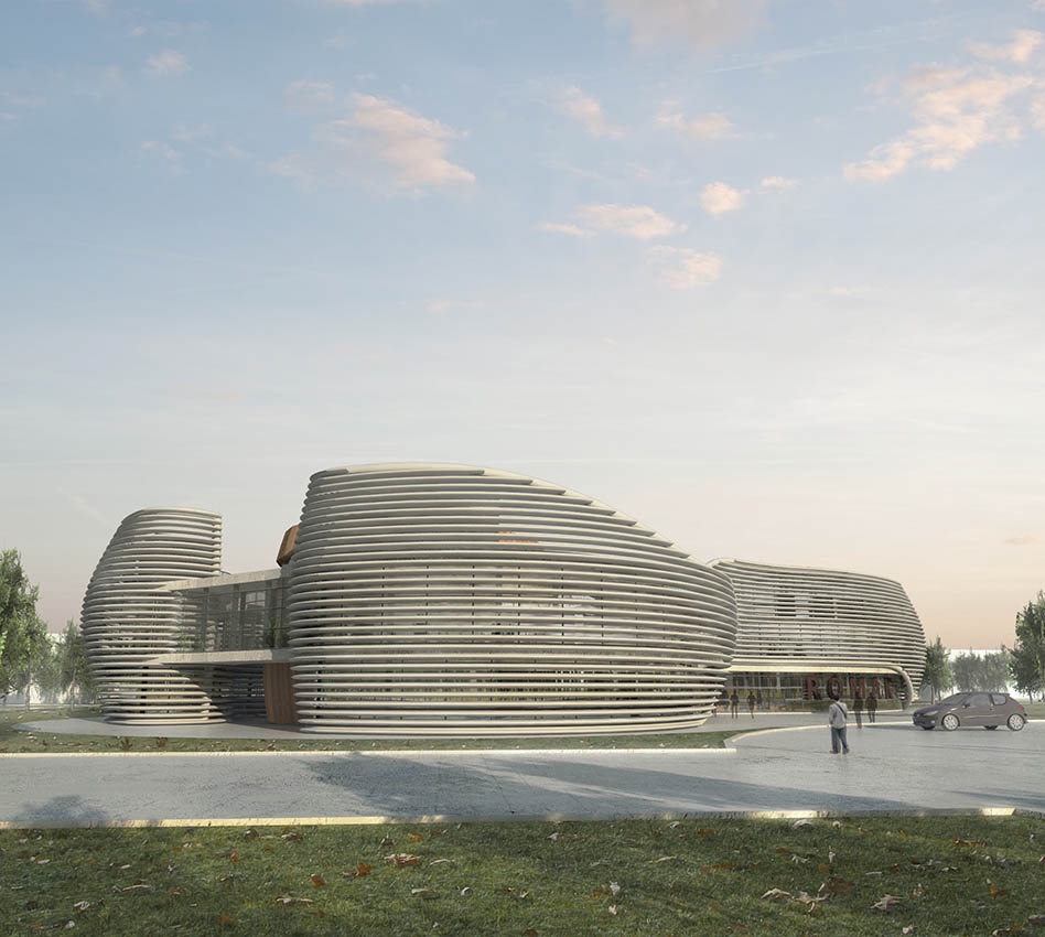 facade, day render