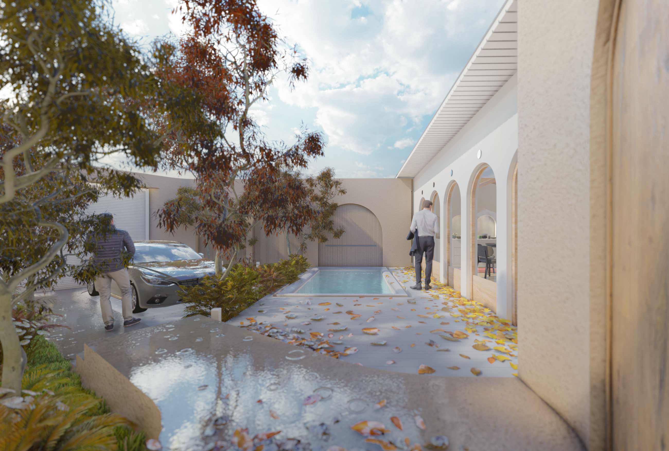 facade render