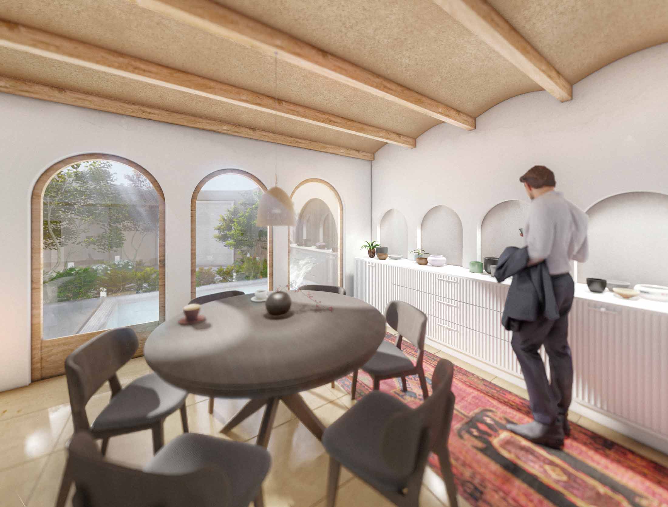 dining room interior render