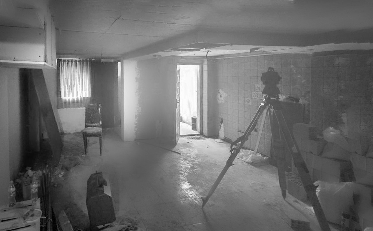 initial state - before design , Tiny Home that Morphs to moments