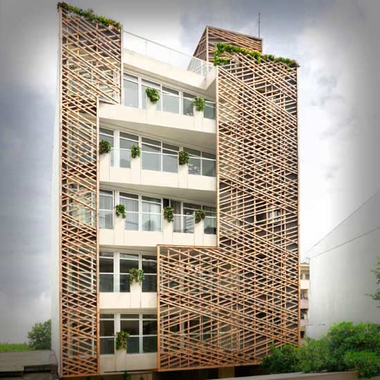 an apartment based on vernacular architecture