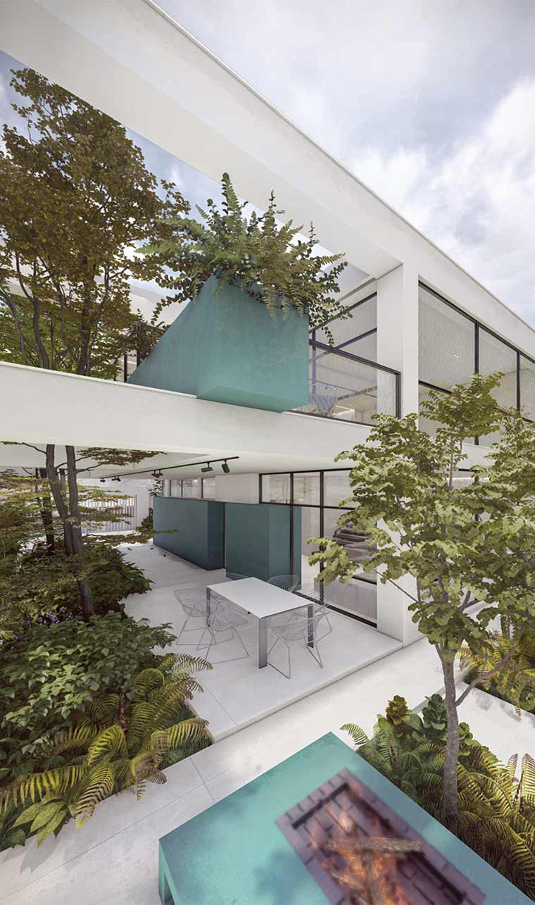 , a villa near a neighbour