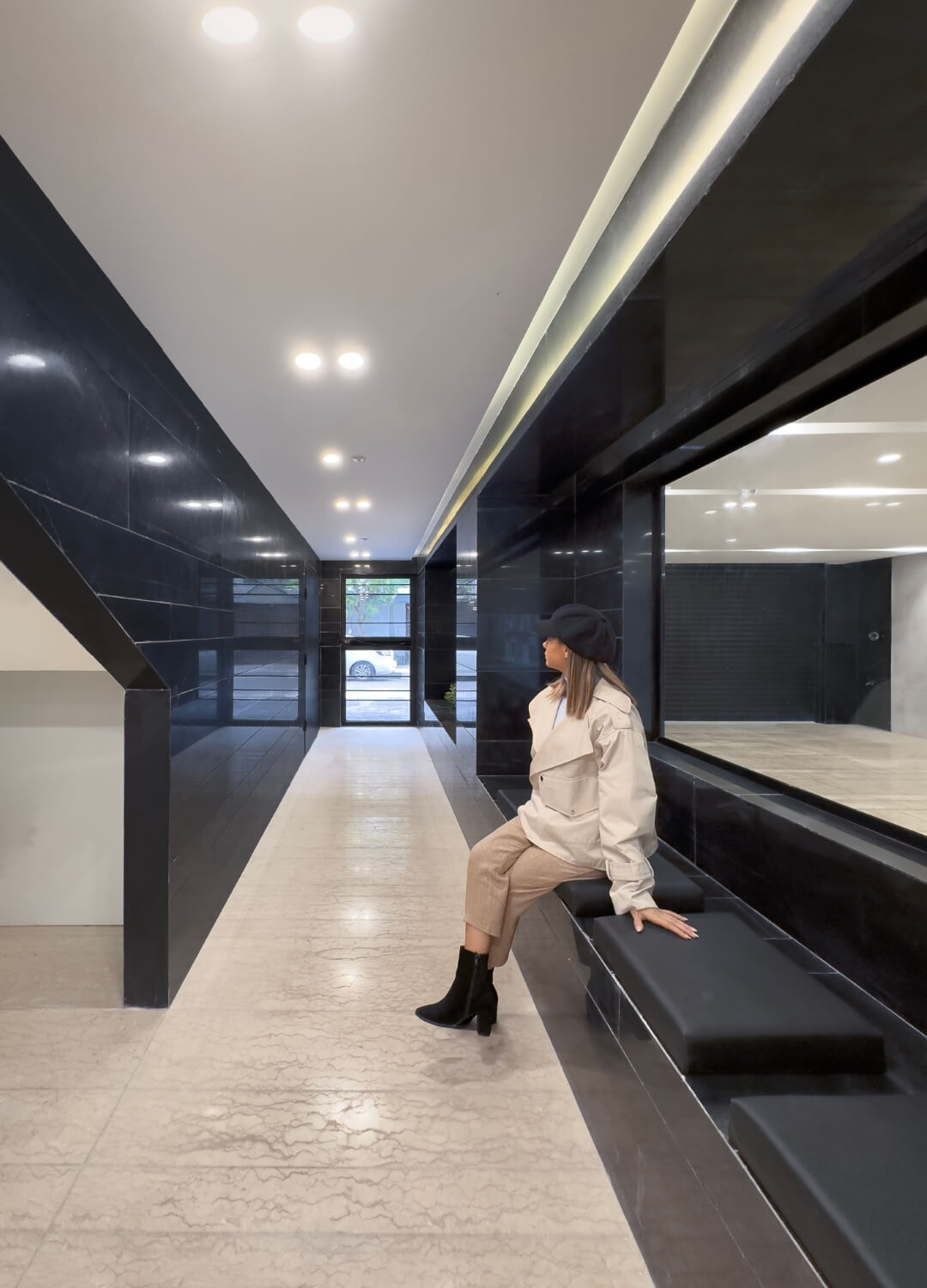 lobby, entrance door, 93 st. residentail aratment