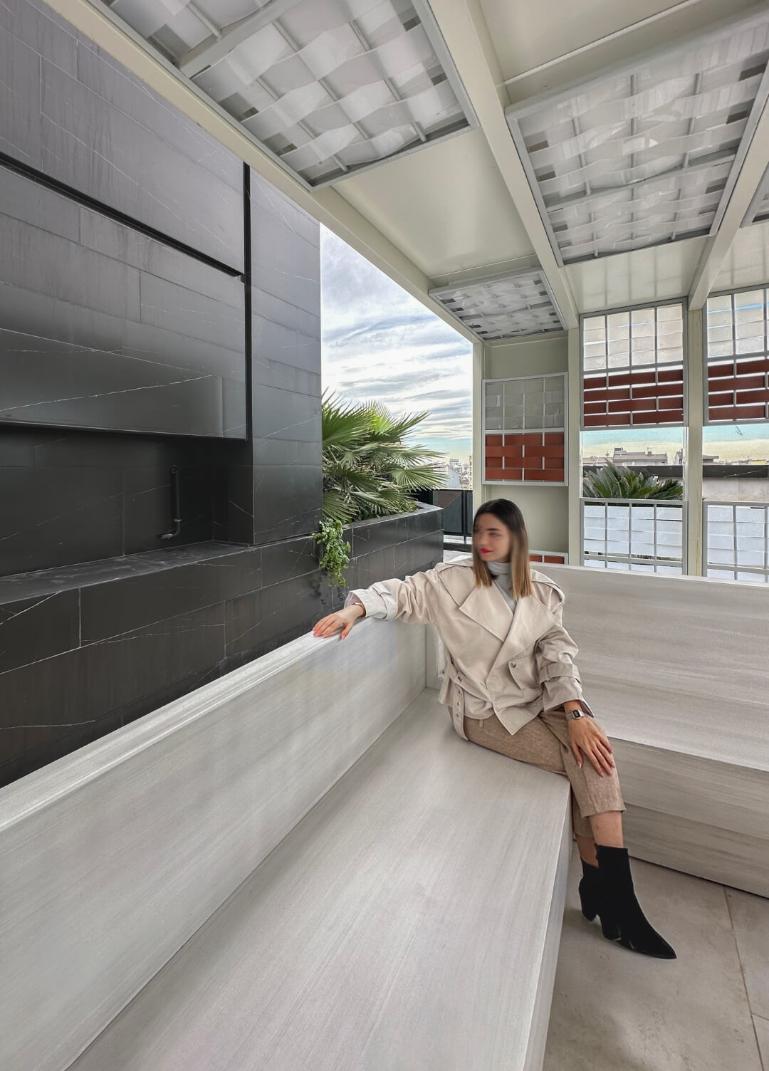 roof garden details, 93 st. residentail aratment