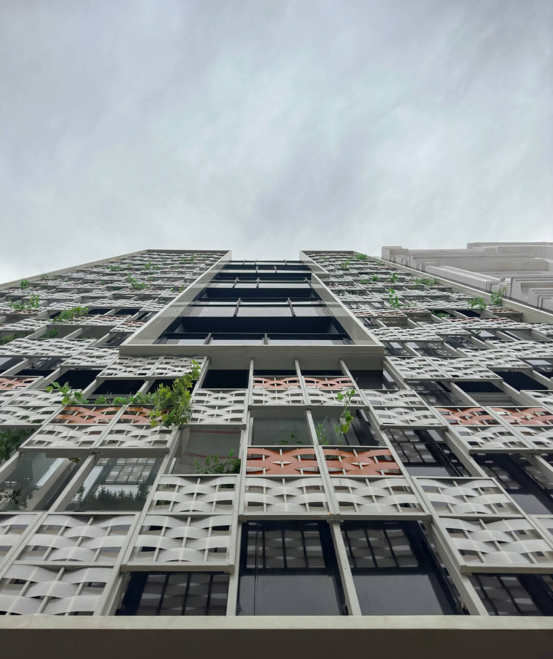 facade details, 93 st. residentail aratment