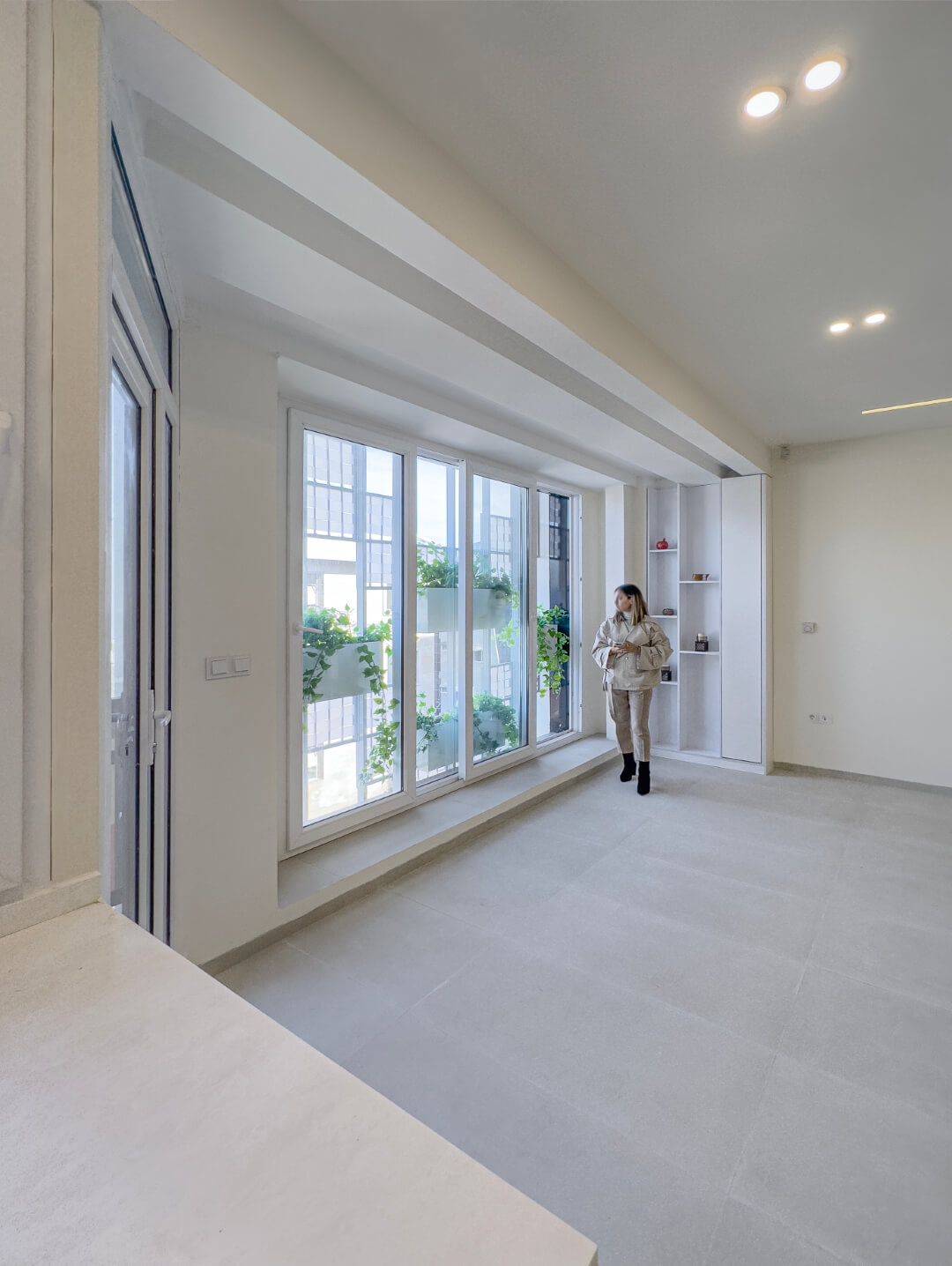 window interior, kitchen counter, 93 st. residentail aratment